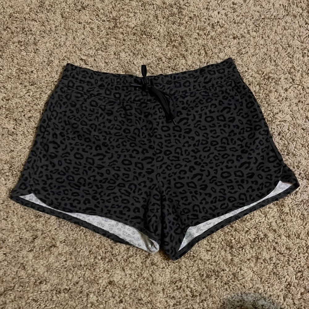 Like new, Velocity size medium leopard print lounge short.